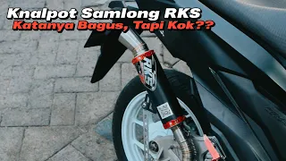 Nyobain Knalpot Samlong RKS Racing di VARIO! - 300 RIBU KAYAK GINI NIH