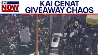 Twitch streamer Kai Cenat giveaway turns chaotic in NYC Union Square | LiveNOW from FOX