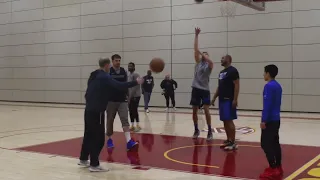 Dallas Mavs Practice at USC Clips: Luka Doncic, Kyrie Irving, Dereck Lively II, More