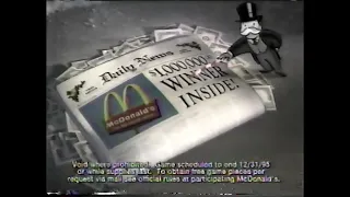McDonald's Monopoly Newspaper Commercial 1995