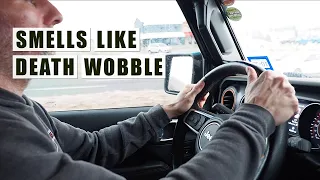 Is it death wobble? Can we get rid of it before Winter 4x4 Jamboree? (Jeep Gladiator) [ep 105]