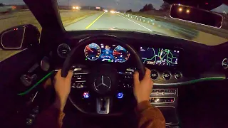 2021 Mercedes-AMG E53 Cabriolet - POV Dawn Drive (Binaural Audio)