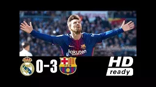 Real Madrid vs Barcelona (0-3) - All Goals & Highlights 23/12/2017 HD