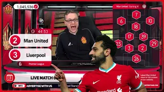 Manchester United fan Mark Goldbridge reaction to Salah goal for Liverpool