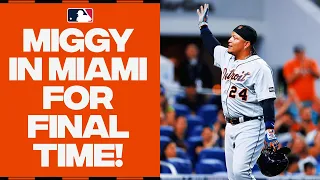 Miguel Cabrera returns to Miami for the FINAL TIME!! (Receives HUGE ovation, records multiple hits!)