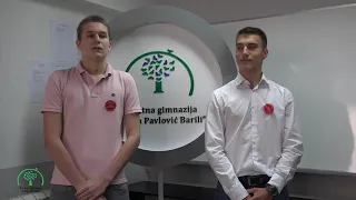 Luka Delić i Aleksa Skendzić - Učenici drugog razreda privatne gimnazije Antoni MP Barili