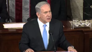 Israeli Prime Minister Benjamin Netanyahu addresses Congress