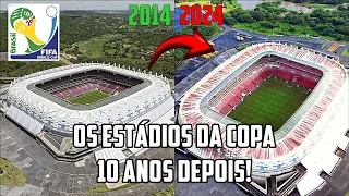 Como estão os ESTÁDIOS da COPA de 2014 em 2024? Veja AQUI o LEGADO!