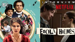 Louis Partridge on working with Millie Bobby Brown for Netflix's Enola Holmes