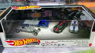Lamley Preview: Hot Wheels Jay Leno's Garage Set with 3 bland cars & a must-have Hauler!