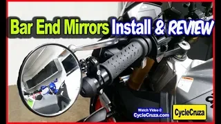 EBay Bar End Mirrors Installation & Review | Aprilia Tuono V4 1100