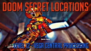 DOOM 2016 Secrets & Collectibles - Level 12 - VEGA Central Processing