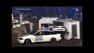 Krasser Crash von Dner bei Stock Car - TV total Stock Car Crash Challenge