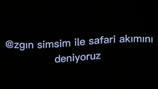 SimSim ile safari akımını denedim 😂