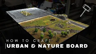 Crafting Battletech Alpha Strike City and Nature Boards | TTRPG Wargaming Tutorial