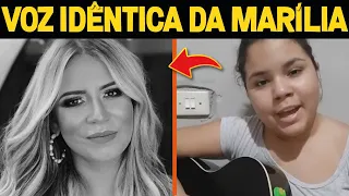 MENINA DE 15 ANOS TEM A VOZ IDÊNTICA DA MARÍLIA MENDONÇA