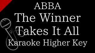 【Karaoke Instrumental】The Winner Takes It All / ABBA【Higher Key】