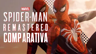 SPIDER-MAN REMASTERED COMPARATIVA GRÁFICA PS4 y PS5