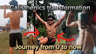 1 Year Calisthenics Transformation || Journey From 0 to now || 500 SUBSCRIBER SPECIAL🎉