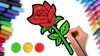 How to Draw a Rose | Cute Easy Drawings | Art for Kids By Chiki Art | HooplaKidz HowTo