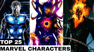 Top 25 Most Powerful Characters in Marvel | in Hindi | SUPERHERO STUD10S