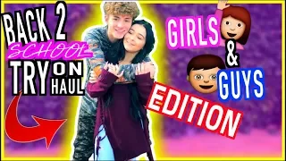 BACK TO SCHOOL HAUL W/ My BoyFriend 2018