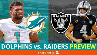 Miami Dolphins vs. Las Vegas Raiders Preview: What To Watch For In 2nd Dolphins Preseason Game