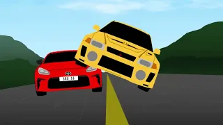 YELLOW EVO   VS   T O Y O T A