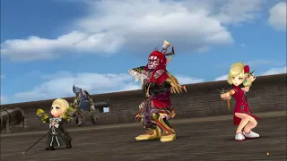 [DFFOO JP][Arc 3 Ch 6 Pt1]Alt run: Gilgamesh, Ursula, Papalymo w Diablos