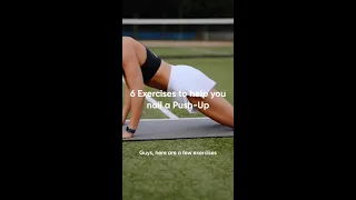 6 Exercise to help you nail a push up 🏋🏻‍♂