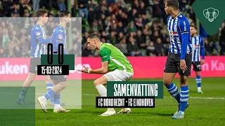 𝙁𝙧𝙪𝙨𝙩𝙧𝙚𝙧𝙚𝙣𝙙𝙚 𝙖𝙫𝙤𝙣𝙙 𝙞𝙣 𝘿𝙤𝙧𝙙𝙧𝙚𝙘𝙝𝙩 - Samenvatting FC Dordrecht - FC Eindhoven 2023-2024