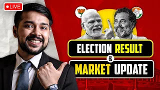 Live 2024 Election Result & Stock Market Analysis | Election Result 2024 Live | Harsh Goela