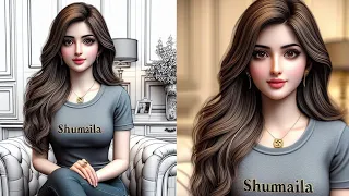 Shumaila name dpz | Girl cartoon dp | WhatsApp dp for girls | Stylish girl dp