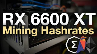 RX 6600 XT Ravencoin, Ergo, Ethereum Hashrates
