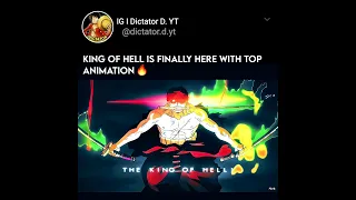 King of Hell is Here 🔥 One Piece episode 1062 edit One Piece ep 1062 4k animation 🔥#onepiece #zoro