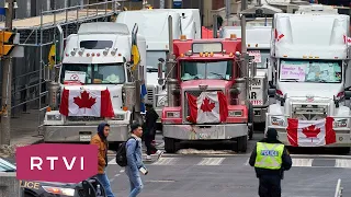 В Канаде продолжаются митинги против ковидных ограничений. Репортаж RTVI из протестующей Оттавы
