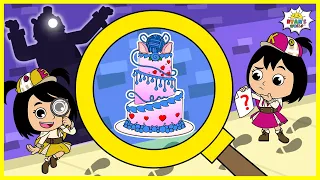 WHO STOLE THE CAKE!? Emma and Kate Detective Animation Video for kids!