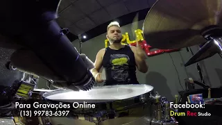 Gravação de Bateria online - Drum Rec Studio / Música: Por toda a vida