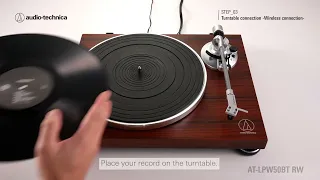NEW AT-LPW50BT RW | Sophisticated Bluetooth turntable