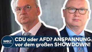 SACHSEN-ANHALT: Zweikampf mit der AfD! Angespannte Stimmung bei der CDU vor dem Showdown am Sonntag!