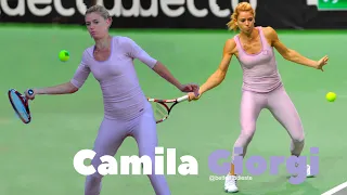 Camila Giorgi Workout on Top