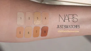 JUST SWATCHES | Nars Radiant Creamy Concealer 8 Shades