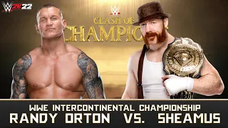 Randy Orton vs. Sheamus | WWE Intercontinental Championship Match | WWE 2k22