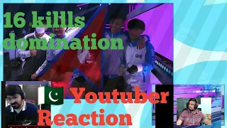 DRS🇳🇵 PMWI 16 kills domination/ first WWCD🍗😋/Pakistani youtubers reaction🇳🇵🇵🇰❤️