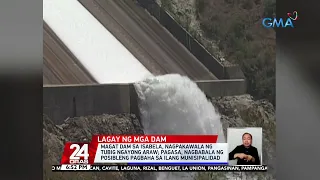 Magat dam sa Isabela, nagpakawala ng tubig ngayong araw | 24 Oras