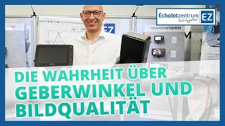 Die Wahrheit über Geberwinkel und Bildqualität bei Echoloten | Echolotzentrum.de