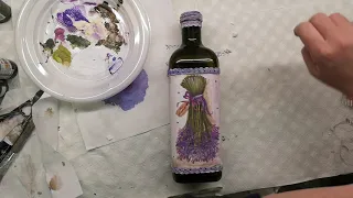 Bottiglia lavanda