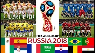 Tutte le 23 SQUADRE Qualificate ai MONDIALI di CALCIO RUSSIA 2018