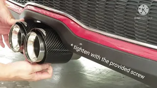 Mini Cooper JCW Carbon Exhaust tip review and installation