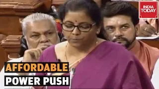 Nirmala Sitharaman Presents Mega Affordable Power Push In Budget 2019 | Live